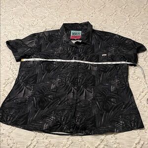 RSVLTS Black Button Down Shirt